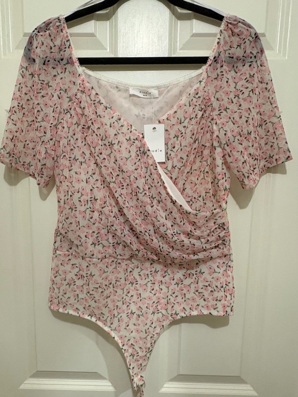 Elodie Floral Wrap Bodysuit